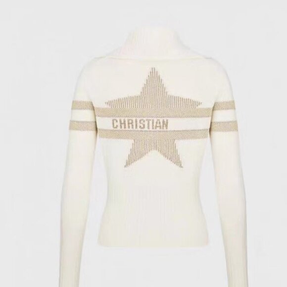 Dior Ski Collection Star Zip Cardigan - Off-White - Picture 3 of 6